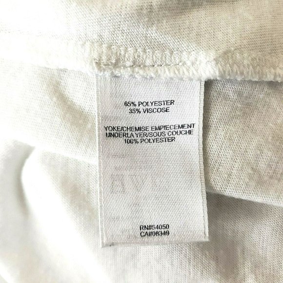 Robbi & Nikki White Tunic Top Embroidered Cut Out Front Lined - Picture 6 of 6